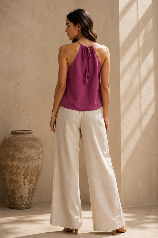 Mulberry Muse Tie-Up Top