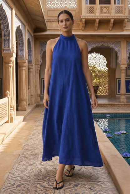 Royal Blue Courtyard Maxi