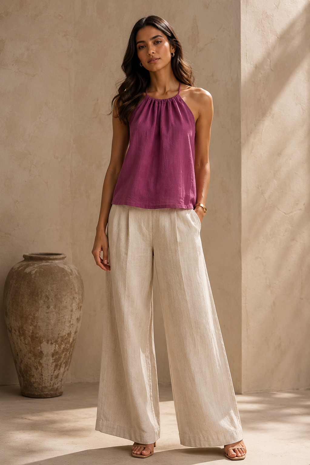 Mulberry Muse Tie-Up Top