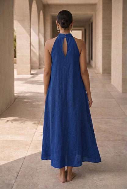 Royal Blue Courtyard Maxi