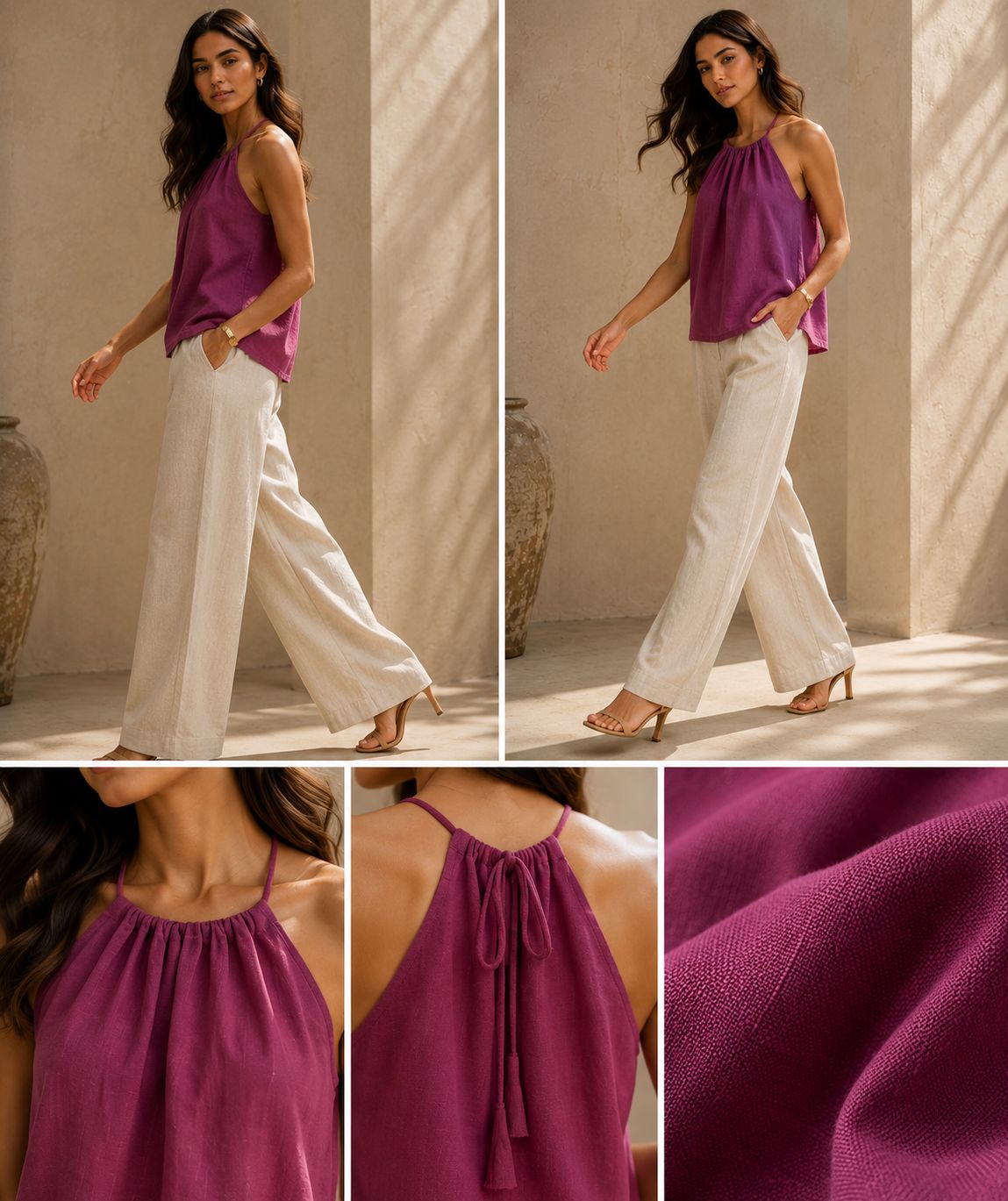 Mulberry Muse Tie-Up Top